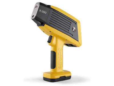 Spektrometr X-200. Podręczny spektrometr XRF do złomu. Spektrometr do metali.
