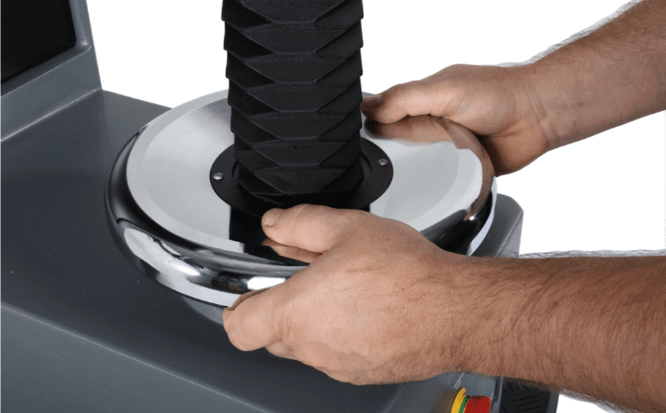 Twardościomierz uniwersalny DuraVision stolik ręczny