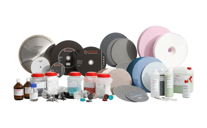 Materiały zużywalne i eksploatacyjne do preparatyki metalograficznej.